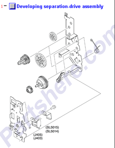 HP parts picture diagram for RM1-2687-000CN